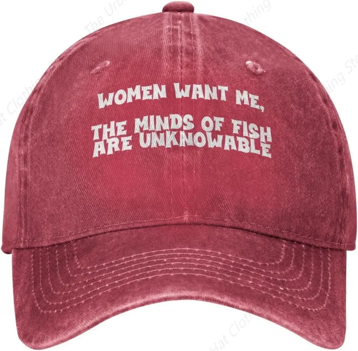 Женская бейсболка Want Me The Mind of Fish are Unknowable Trucker Hats Регулируемая винтажная шляпа для