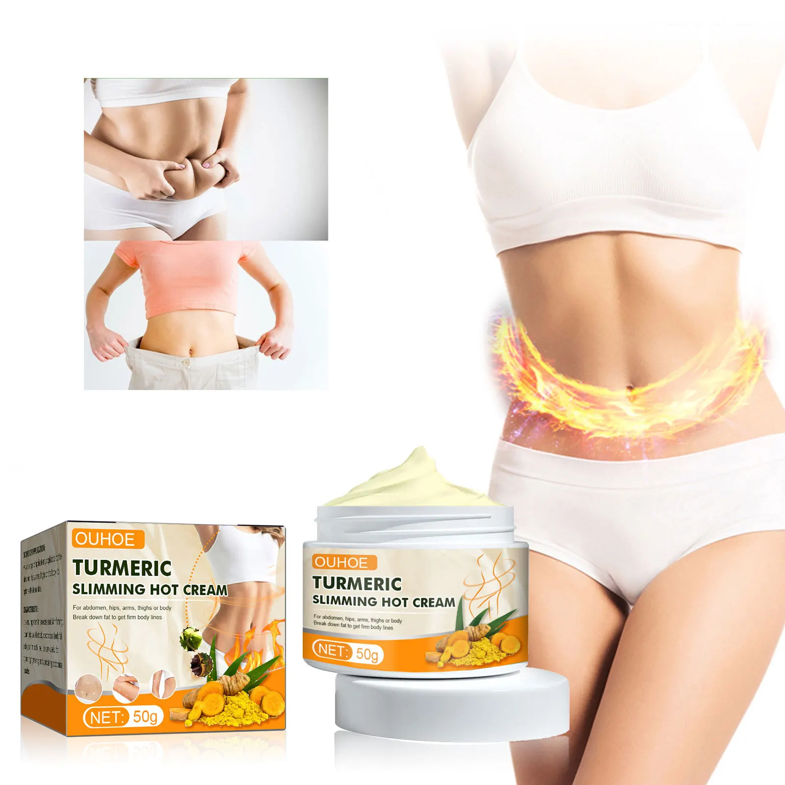 

Anti Cellulite Cream Weight Loss Burning Cellulite Thick Thighs Sculpting Waistline Flat Tummy Firming Slimming Shaping Lotion