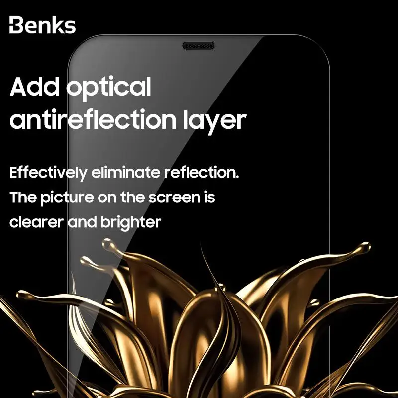 Benks XPro+ Corning Tempered Glass HD Protective Film For iPhone 13 Mini Pro Max Full Coverage Anti-Drop Explosion-Proof Film