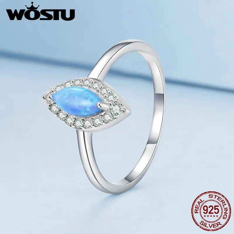 Кольцо женское серебряное в форме лошади и глаза с голубым опалом