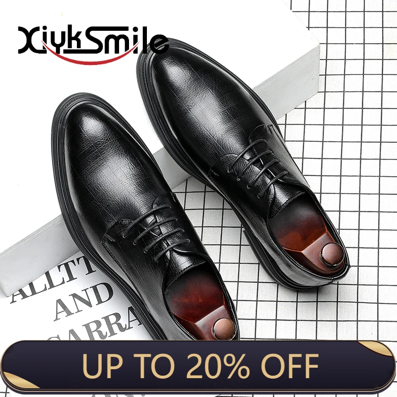 

2022 new leather shoes men's British pointed toe summer breathable casual business soft bottom comfortable high-end dress shoes