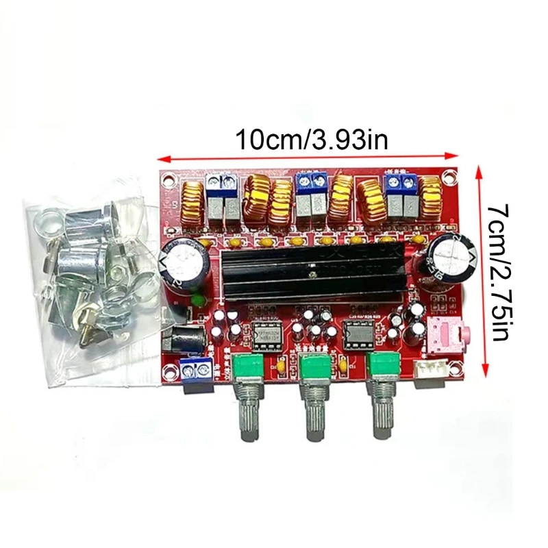 XH-M139 2.1 Плата цифрового усилителя мощности TPA3116D2 2X50 Вт + 100 12 В-24 В Мощный