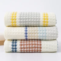 japan style stripe face bath towel set for adult children high quality 3374 70140 free shipping