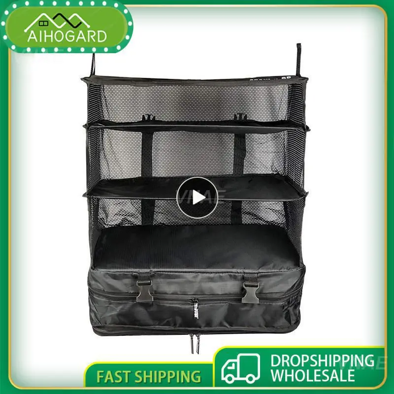 

Hanging Wardrobe Organizer Strong And Durable High Quality Convenient Durable Compact Storage Tier 3 Travel Equipment Portable