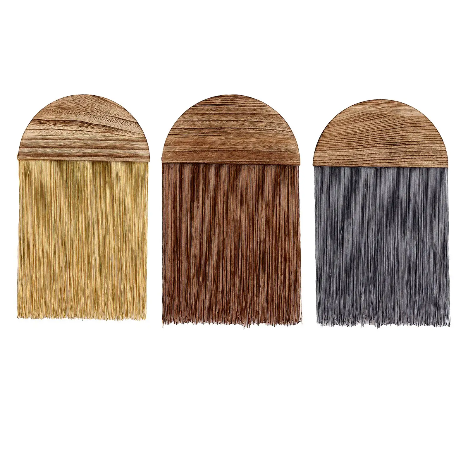 

Modern Macrame Wall Hanging Woven Tapestry Hand Woven Pendant Wall Art Long Tassel for Nursery Bedroom Apartment Decor Ornament