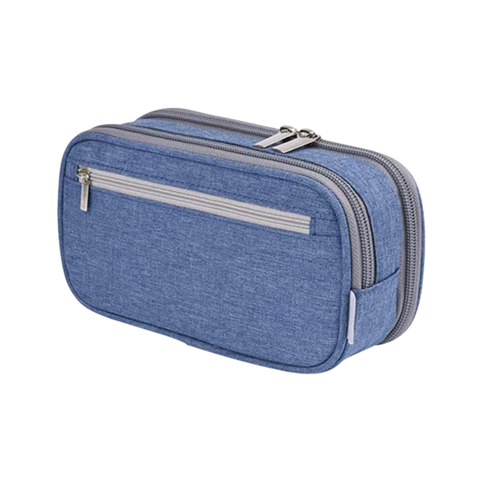 

3 Layers Ruler Desktop Large Capacity Stationery Holder Office School Supplies Pen Bag Storage Pouch Gift Pencil Case Cosmetics