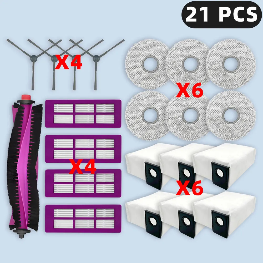 

Запчасти для ( Eureka J15 Pro Ultra ), основная боковая щетка, Hepa фильтр, Швабра, тканевый мешок для пыли, расходные материалы