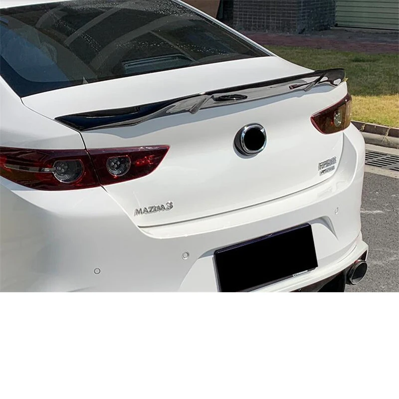 Спойлер из настоящего углеродного волокна крылья для нового Mazda 3 седан 2020-2024 года