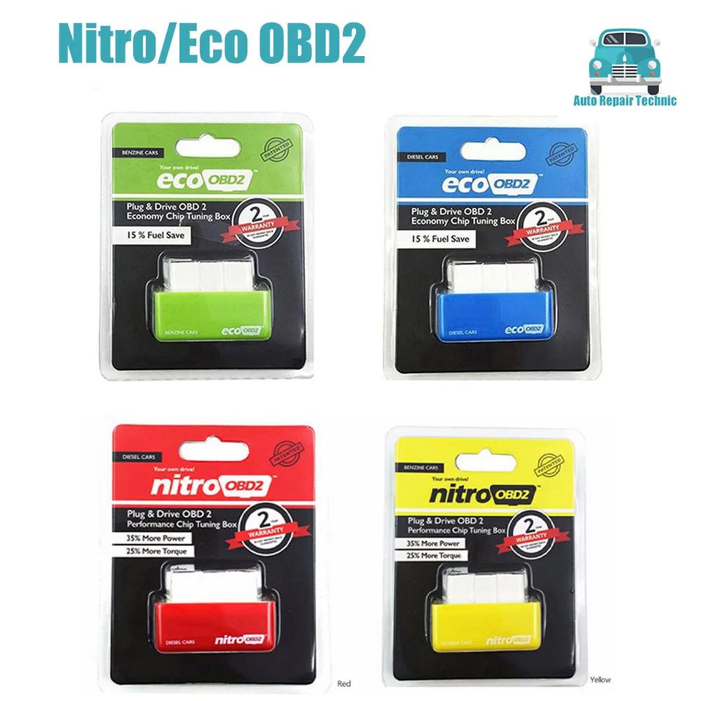 

Eco OBD2 & Nitro OBD2 Single Board PCB ECU Chip Tuning Box For Diesel Benzine Car Plug&Driver 15% Fuel Save More Power Economy