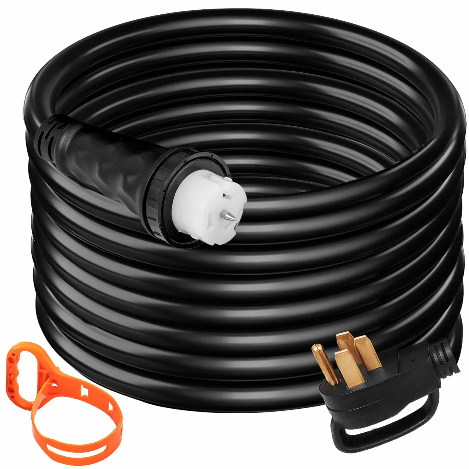 

10Ft 50 Amp Generator Extension Cord STW 6/3 + 8/1 Generator Cord 125V 250V UL Listed Generator Power Cord N14-50P & SS2-50R