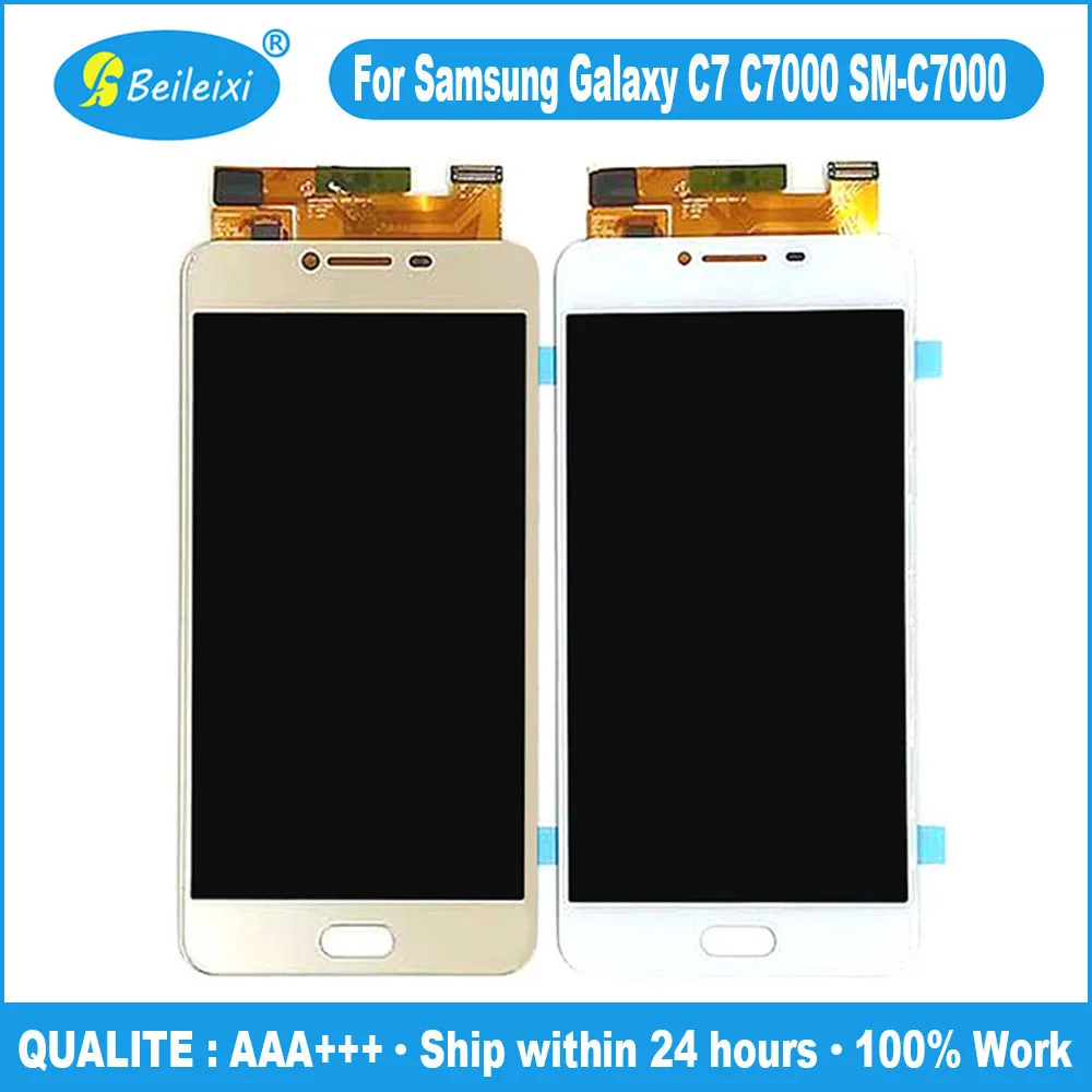 Для Samsung Galaxy C7 C7000 SM-C7000 ЖК-дисплей сенсорный экран дигитайзер в сборе Замена |