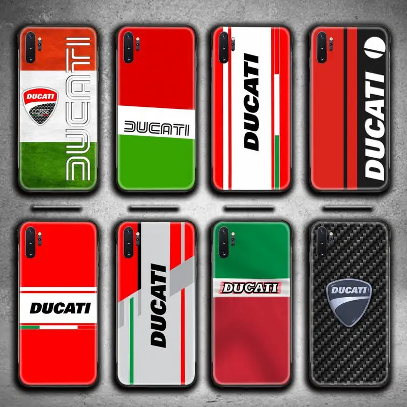 

MOTORCYCLE Italy Phone Case For Samsung Galaxy Note20 ultra 7 8 9 10 Plus lite M51 M21 M31S J8 2018 Prime DESIGN-DUCATIES