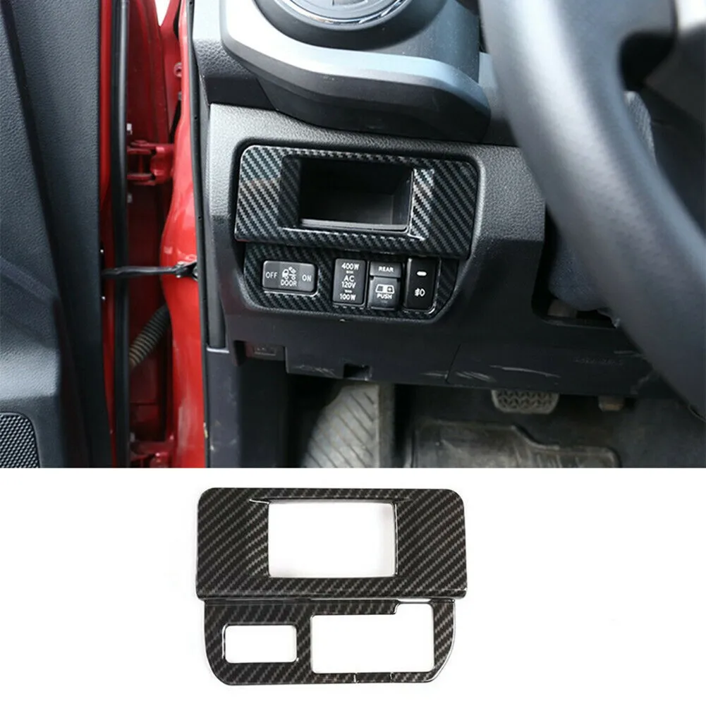 

For Toyota For Tacoma 2016-2020 Car Fog Light Switch Button Trim Cover DIY Decoration Sticker Auto ABS Interior Accessories
