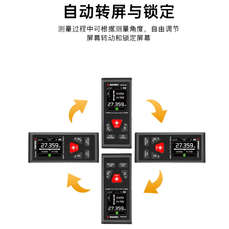 Высокоточное инфракрасное измерение Зеленой лампы электронная линейка