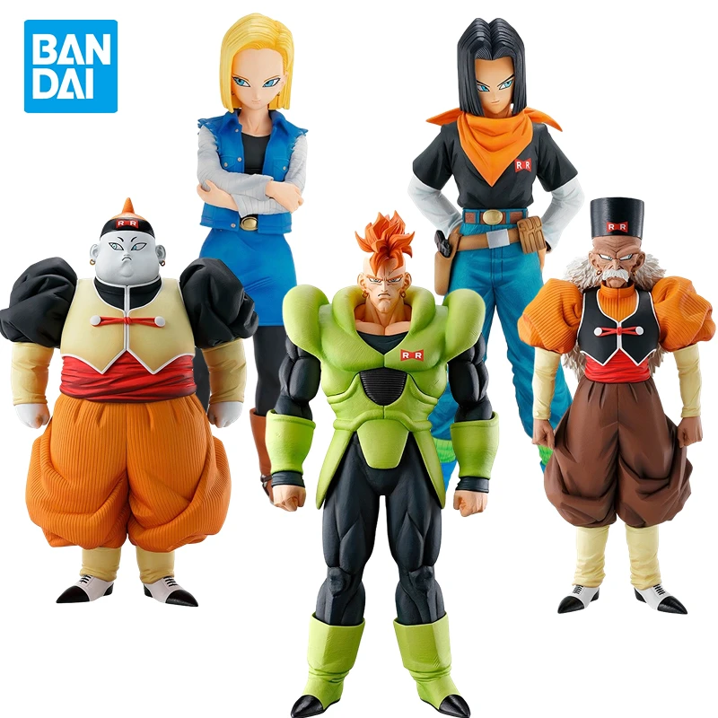 

Bandai Glasses Factory Original 1st Prize Dragon Ball EX Android Horror Anime Peripherals Figure Model Toy Gift Ornament