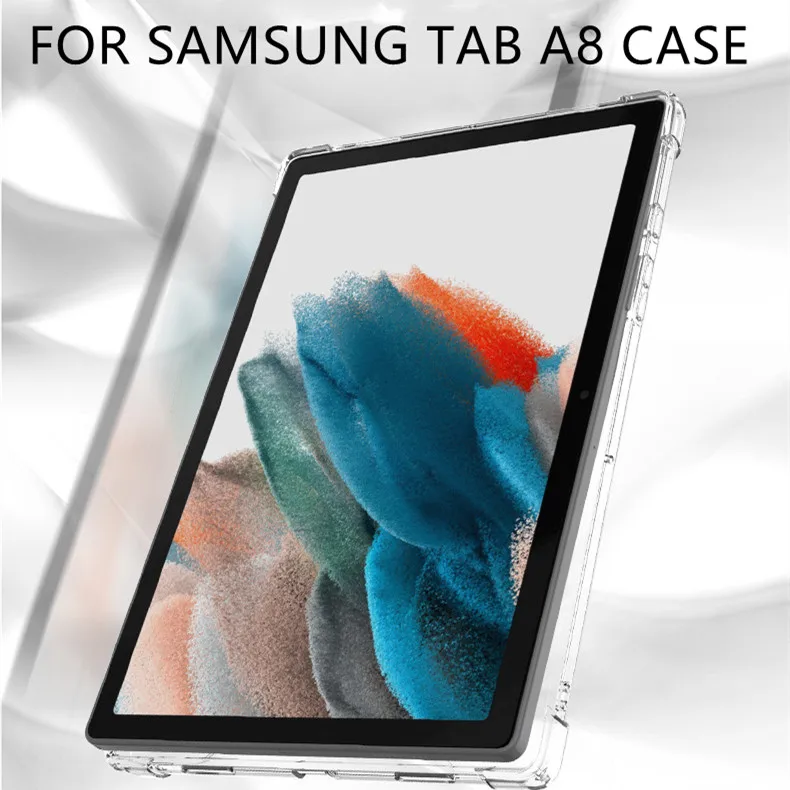 

Tablet case for Samsung Galaxy Tab A8 10.5 2021 Silicone soft shell TPU Airbag cover protection bag for Tab A8 SM-X200 X205
