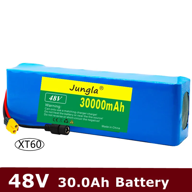 Original 48V 30Ah 1000watt 13S3P 18650 Battery Pack 54.6v E-bike Electric bicycle battery Scooter with 25A discharge BMS