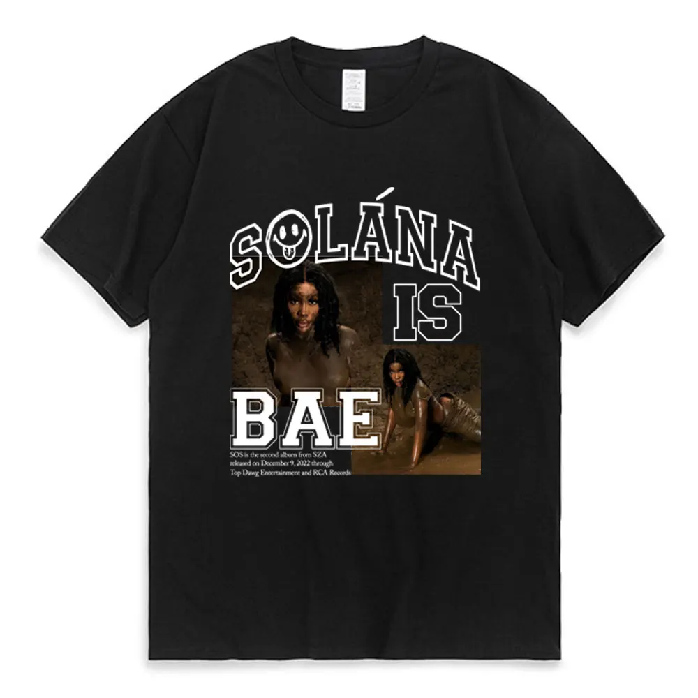 

SZA SOS Graphic New T-Shirt for Men Women Fashion Harajuku T Shirt Oversized Vintage T Shirts Short Sleeve Streetwear Tee Shirt