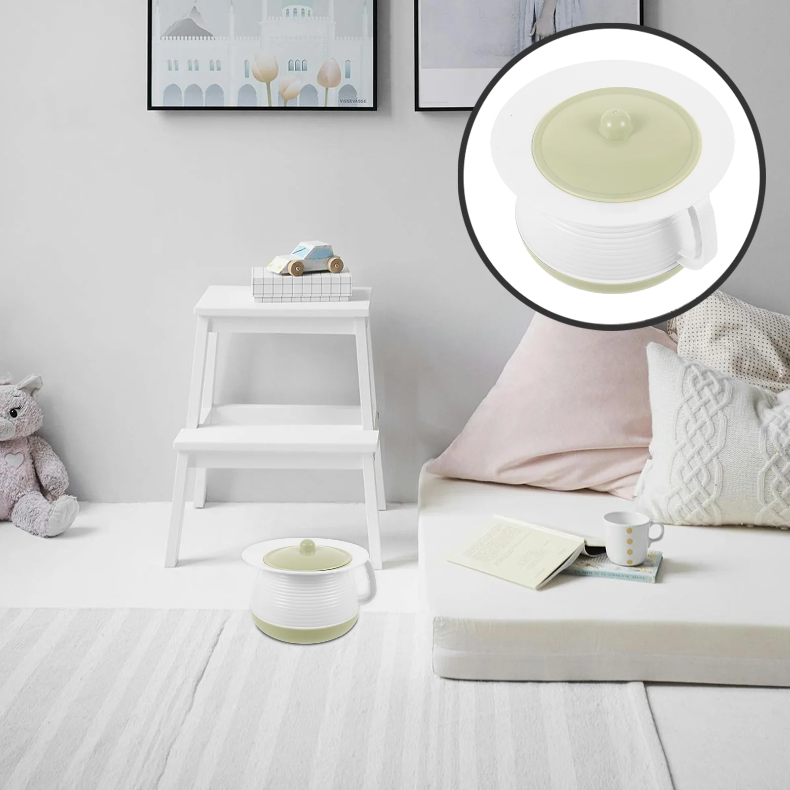 Плювательница мусорный бак пластиковый писсуар с крышкой портативная камера