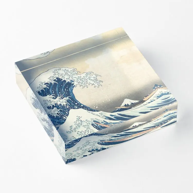 Акриловый блок The Great Wave Свадебный художественный штамповочный коврик для