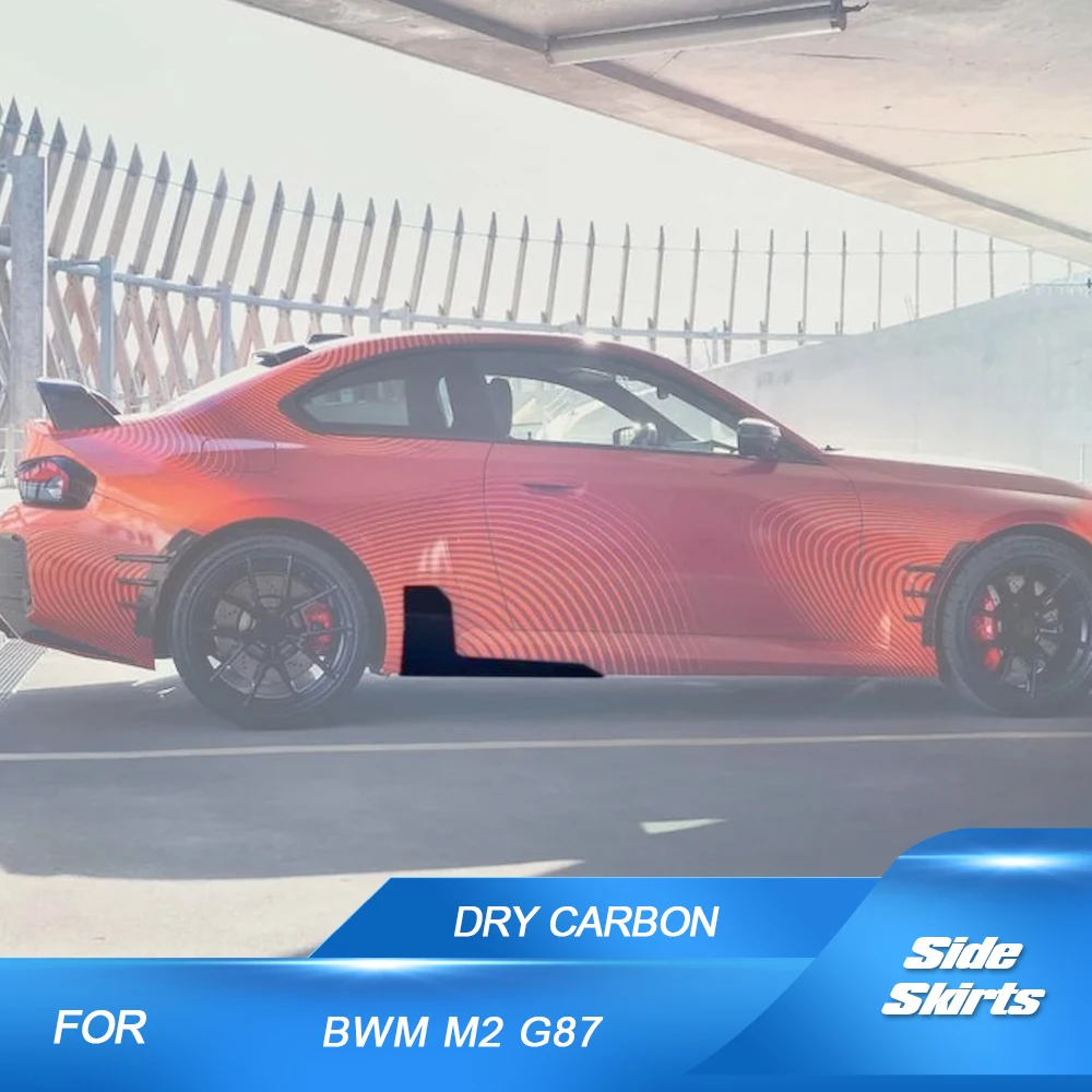 

Боковые юбки для заднего бампера автомобиля, для BWM 2 Series G87 M2 Coupe 2022UP, передние бамперы для сухого/влажного бампера из углеродного волокна