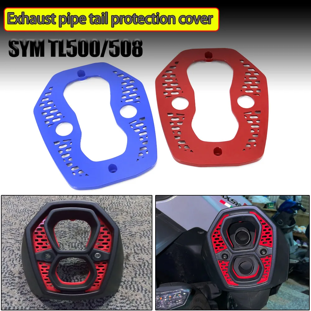 

FOR SYM TL500 TL508 tl 500 tl 508 Exhaust pipe rear trim cover Motorcycle Accessories 2020 2021 2022