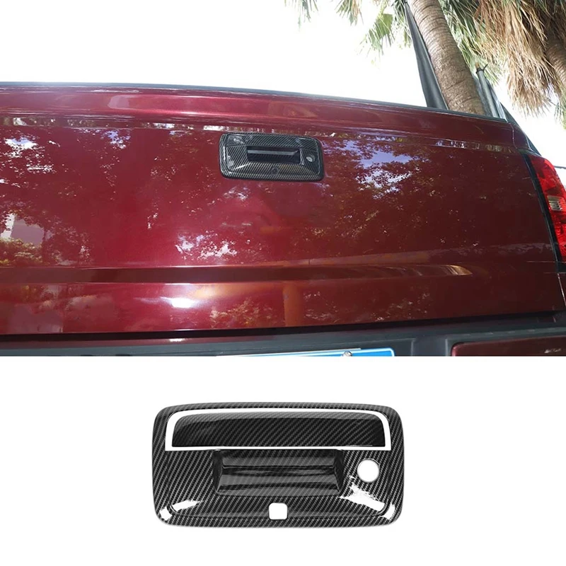 

Car Tailgate Handle Cover Tim With Camera Hole For Chevy Silverado Colorado GMC Sierra 2014-2017 (ABS)