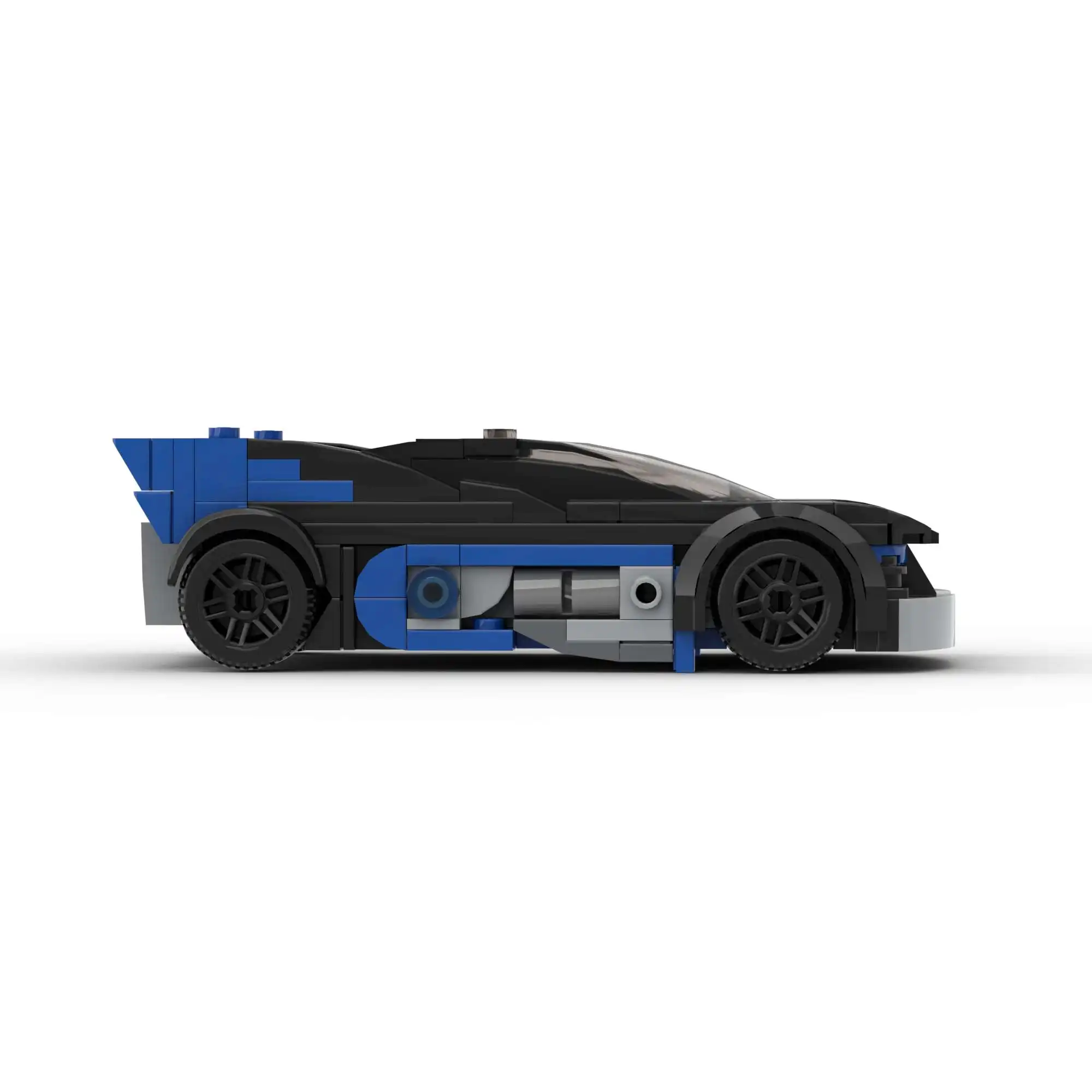 Фото Конструктор MOC DC Batmaner для мальчиков, супергерой, гоночный спортивный автомобиль, скоростной чемпион, гонщик, креативные Конструкторы для гаража №3