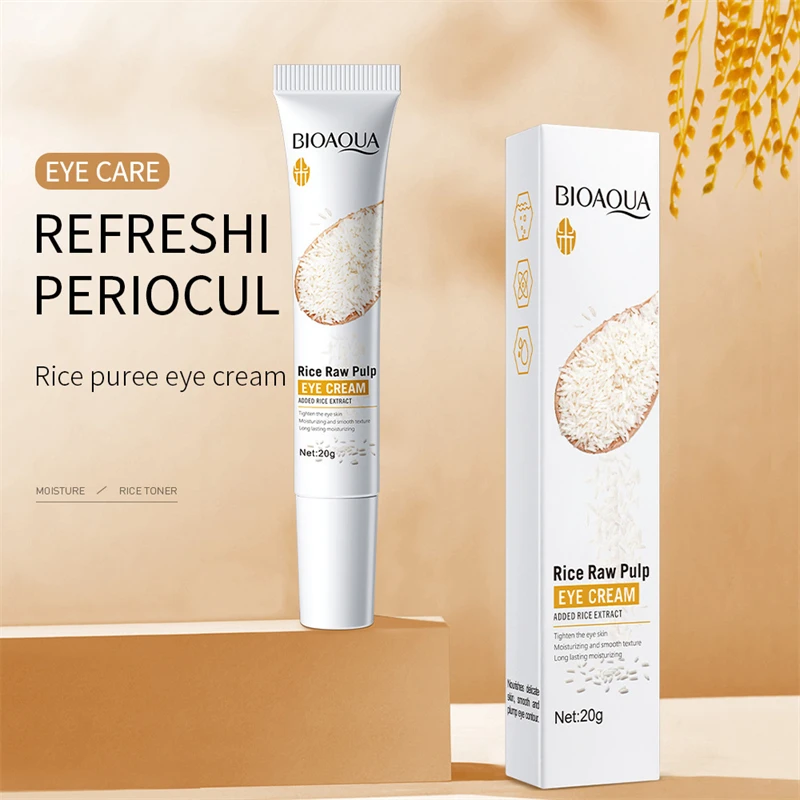

BIOAOUA rice protoplasmic eye cream hydrating moist beautiful eye care pouch