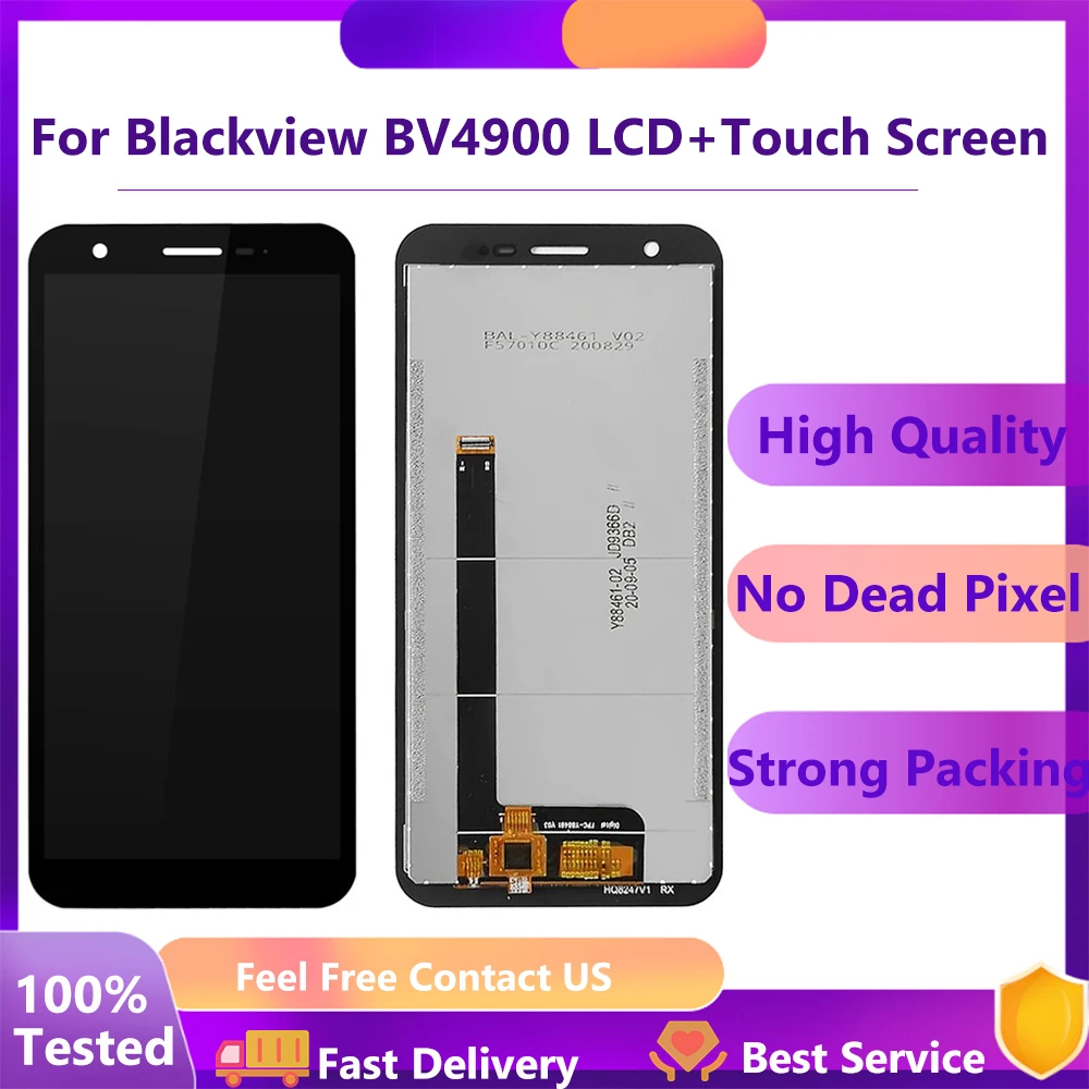ЖК-дисплей для Blackview BV4900, переднее стекло, сенсорная панель для BV4900pro, дигитайзер, ЖК-дисплей в сборе, запасные части