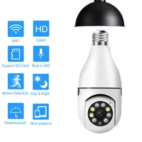 1080p wifi ptz ip camera auto tracking night vision cctv camera two way audio light bulb wireless video indoor security monitor