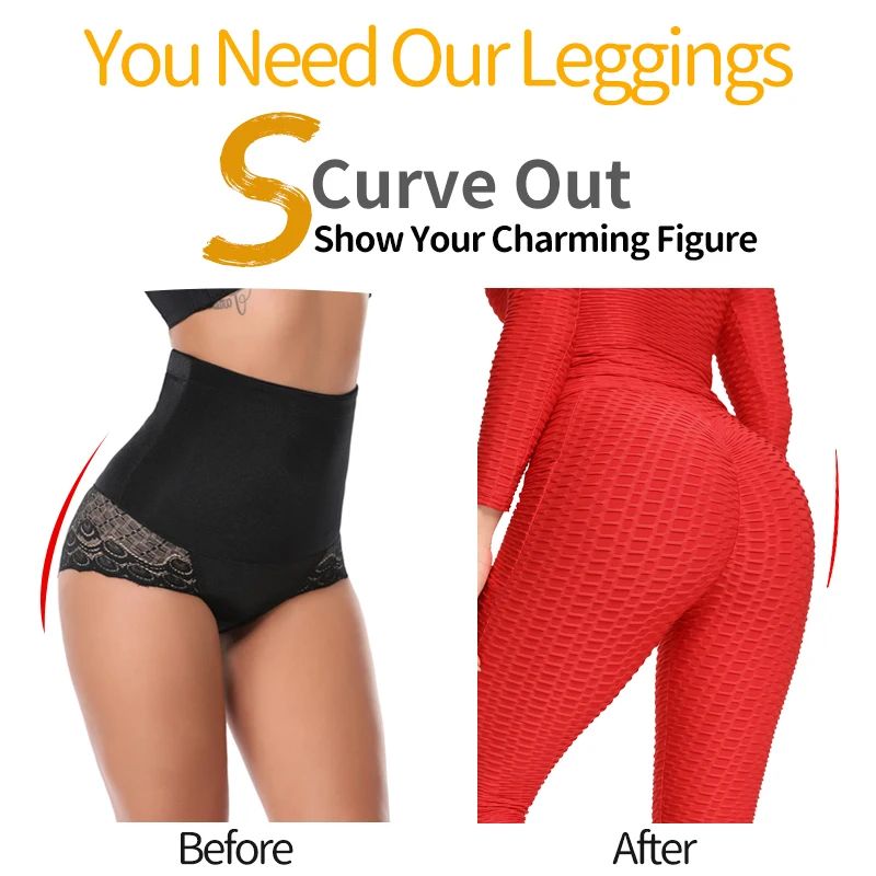 Эластичные штаны для фитнеса и спортзала с высокой талией 300 г | Спорт развлечения