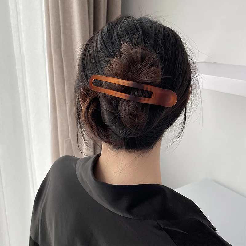 Женская заколка для волос ярких цветов |