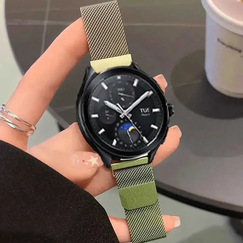 Браслет со стальной магнитной пряжкой для Xiaomi Watch 2 Pro / S3 S2 46 мм/Mi S1 сменный