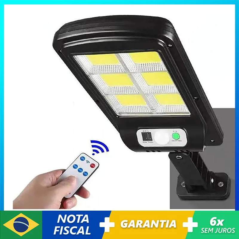 

Lâmpada The Prova d'Água for Rua, Luz LED de Parede, 3 Modos de Iluminação, Sensor de Movimento, Ambiente Externo, Alimentação