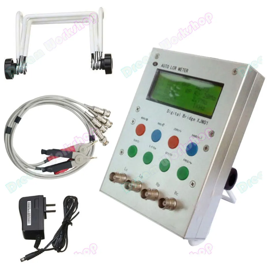 XJW01 Цифровой мостовой тестер LCR индуктивность конденсатор резистор ремешок для