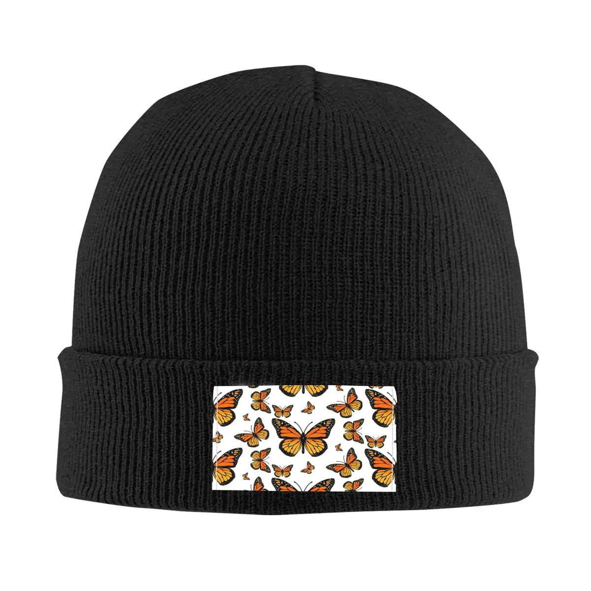 

Осенне-зимняя трикотажная шапка унисекс Monarch Butterfly Rapsody