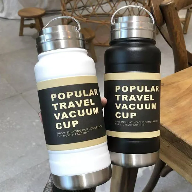 Термобутылка из нержавеющей стали термос большой емкости уличный стакан бутылка