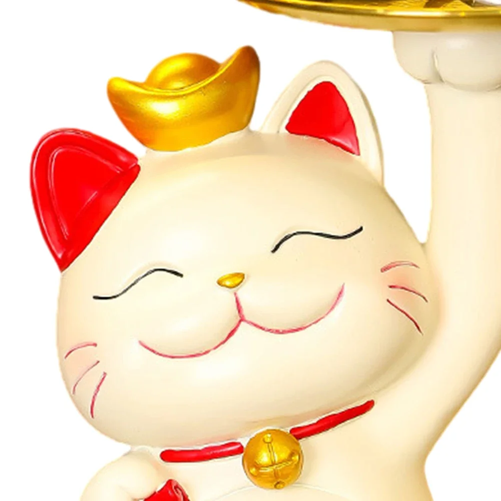 Креативный Лоток Для Хранения Ключей В Неокитайском Стиле С Милым Дизайном Кота