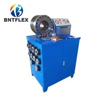 bnt50 14 to 2 380v 3 phase semi automatic hydraulic hose pressing machine with 10 sets of dies