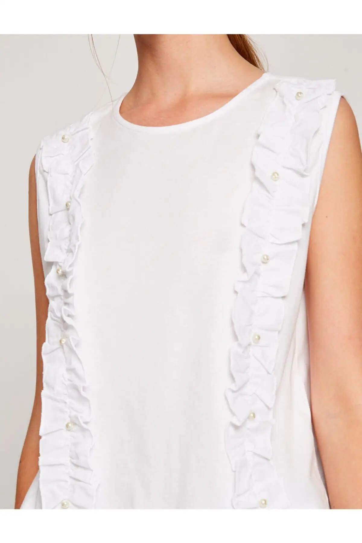 Koton Женская белая блузка 7 YAF30036GK| |