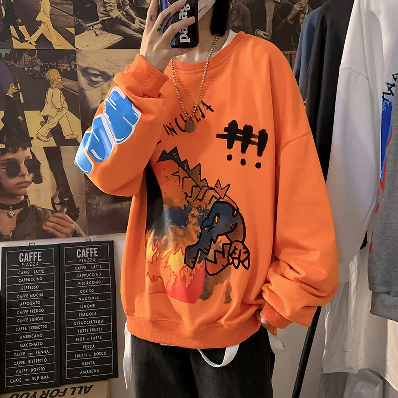 

Мужская повседневная хлопковая толстовка с 3D-принтом, Размеры d