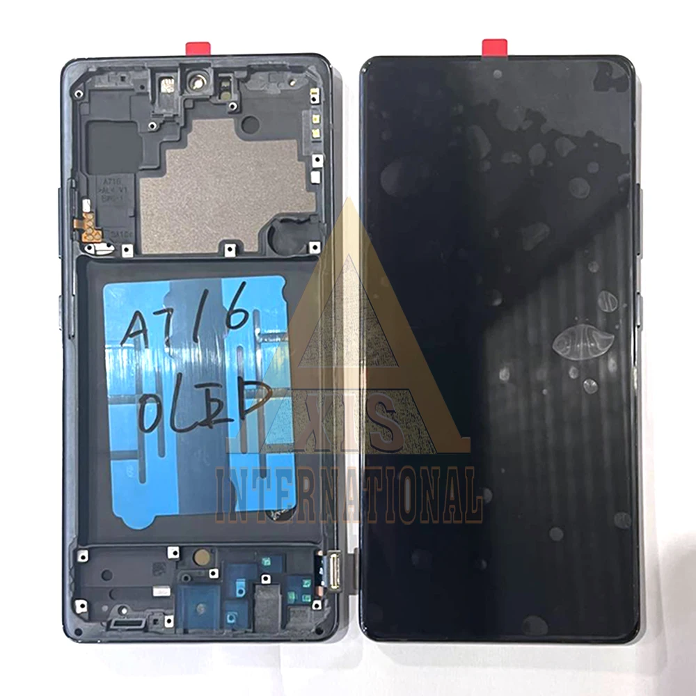 

OLED 6.7'' For Samsung Galaxy A71 A715F LCD Screen Display Frame+Touch Panel Digitizer For Samsung A71 5G A716F LCD+Fingerprint