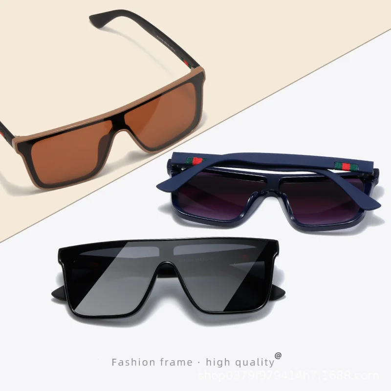 

Солнцезащитные очки в стиле ретро для мужчин и женщин, модные темные очки оверсайз в квадратной оправе, чёрные, в винтажном стиле