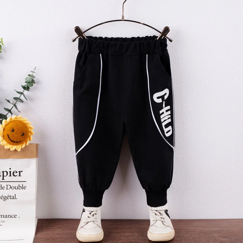 

NEW 2022 Kids Solid Color Trousers Pant Fashion Girls Jeans Children Boys Casual Kids Fashion Sports Pants Baby Infant Clothing