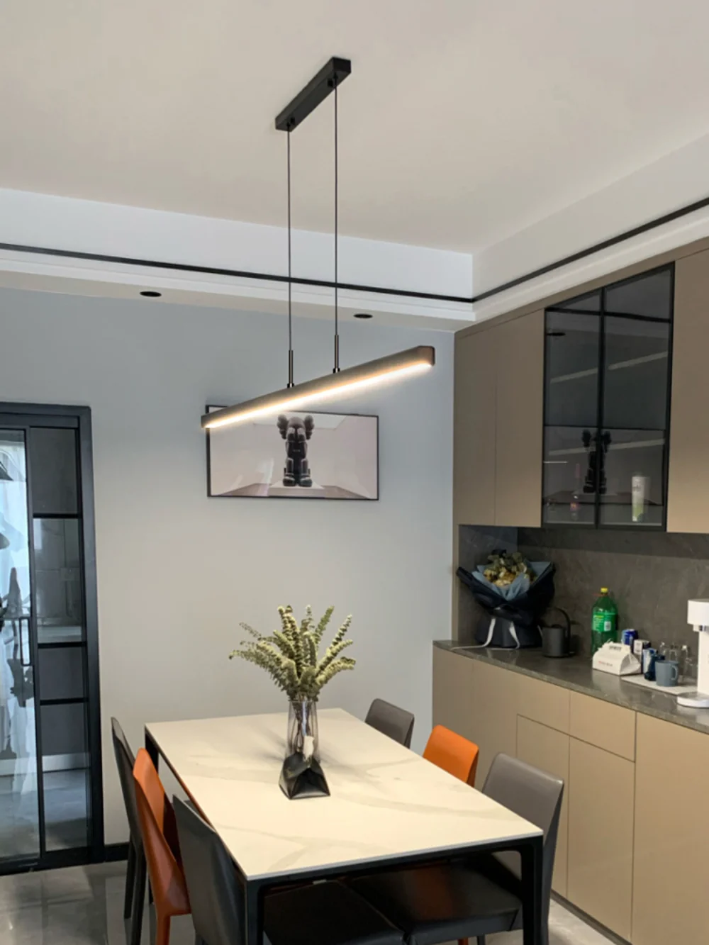 

Dining room chandelier modern minimalist minimalist dining table bar counter office living room Ceiling chandelierLED lamps