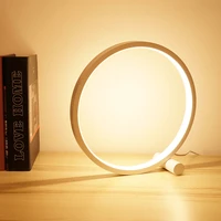 usb table lamp for study touch night light usb led dimmable desk lamp retro round eye protection light bedside lamp deco chambre