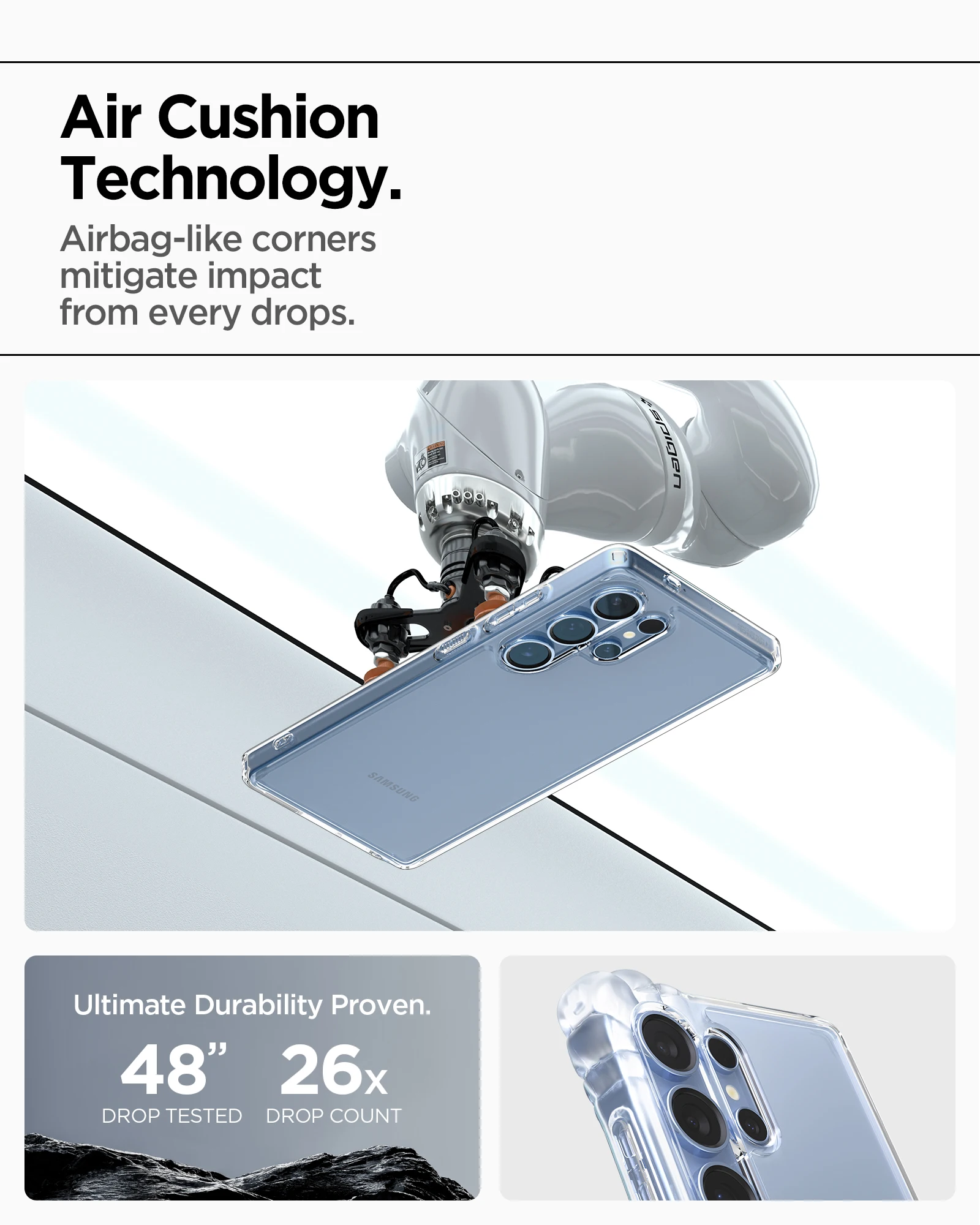 Чехол Spigen Ultra Hybrid для Samsung Galaxy S25 Plus