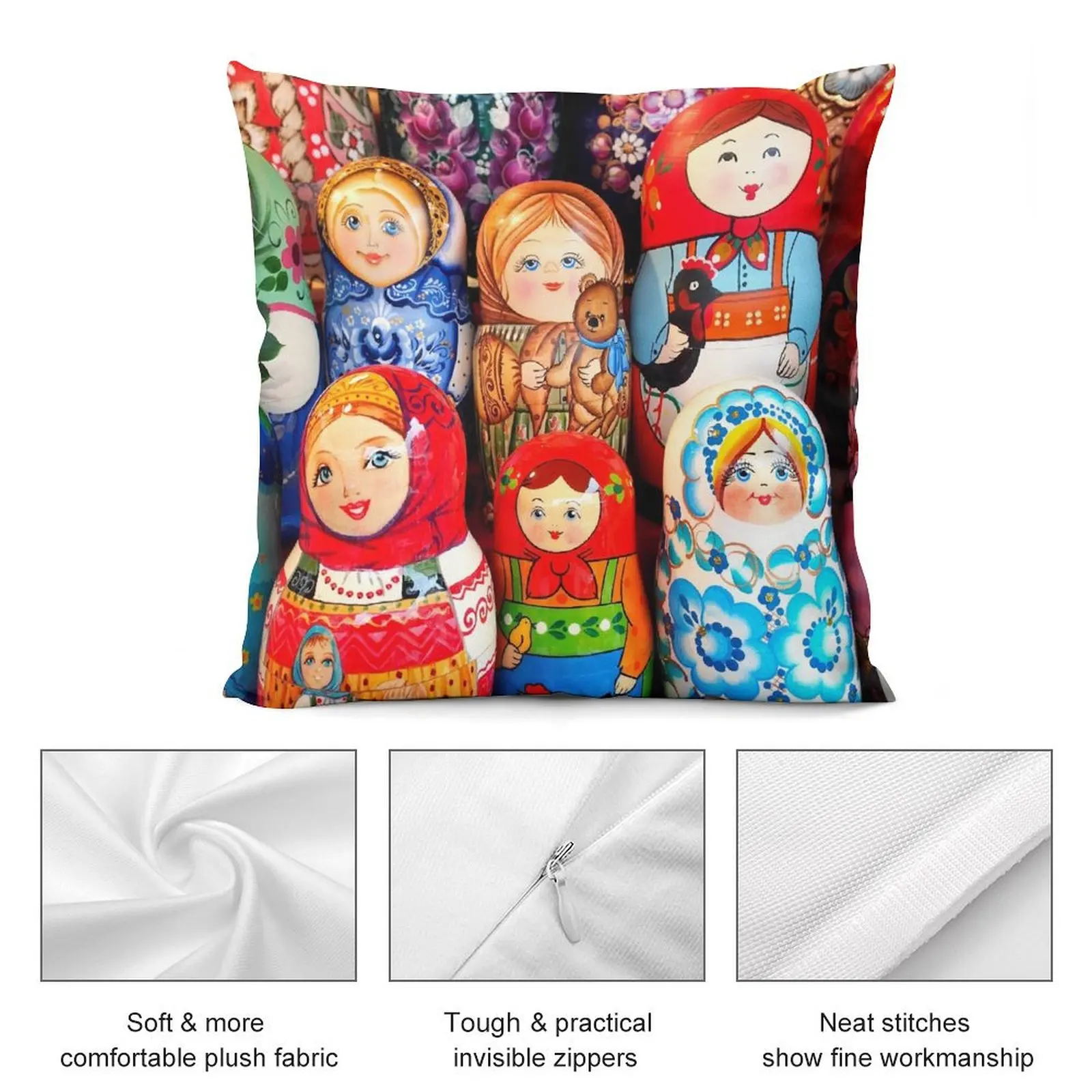 Наволочки Matrioska для украшения комнаты рождественские Подушки