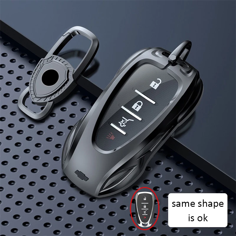 

Zinc Alloy Car Key Case Cover for Chevrolet Onix Equinox Orlando Cruze Spark Sonic Camaro Volt Bolt Trax Malibu Blazer Traverse
